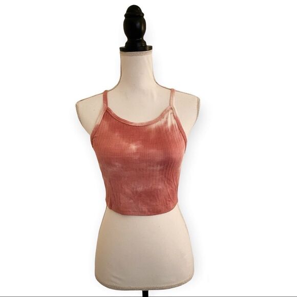 Beach Riot Caylee Cropped Tie Dye Tank Orchid Smoke Women’s US Size Medium - Picture 2 of 8